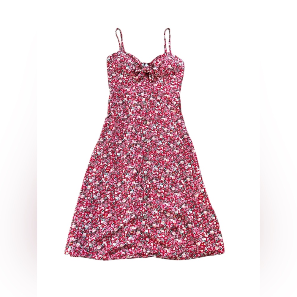 Floral Midi High Dress